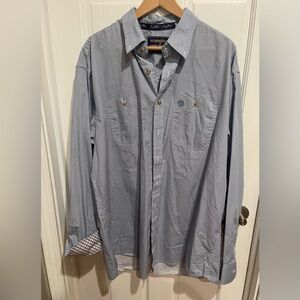 Wrangler George Straight Men's Blue Shirt XLT